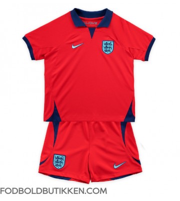 England Udebanetrøje Børn VM 2022 Kortærmet (+ Korte bukser)